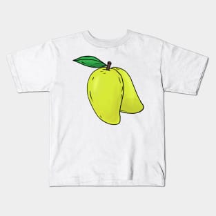 Mango hand drawn fruits summer Kids T-Shirt